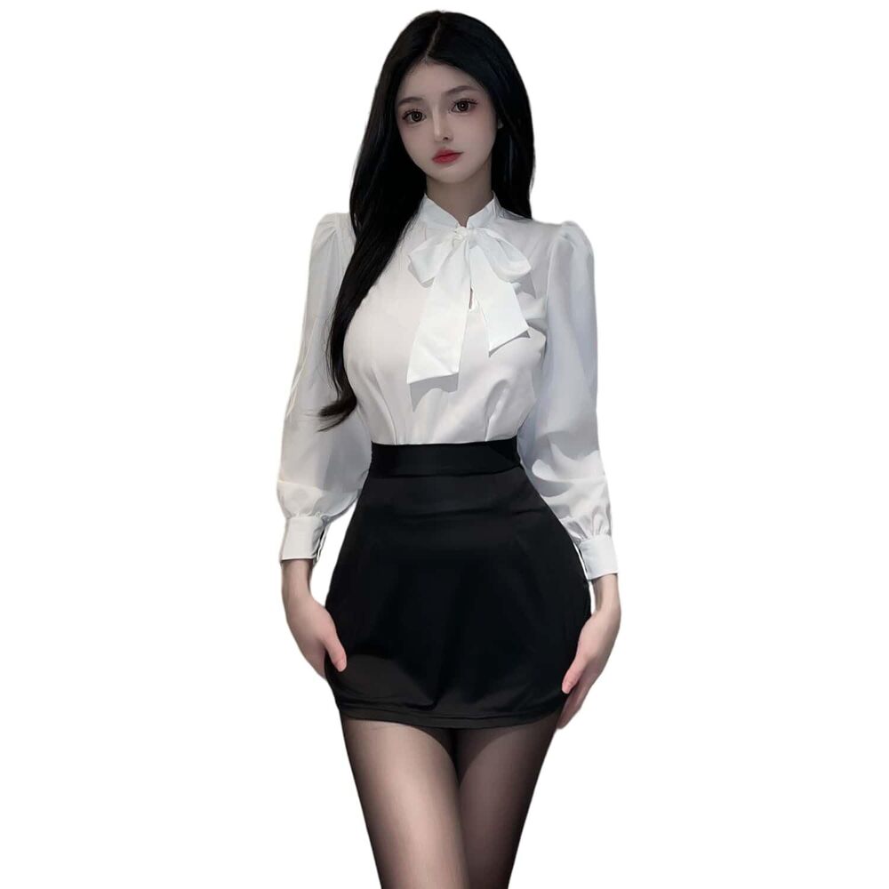 1743 Sexy Cosplay Office Secretary Costume Anime Teacher Anime Halloween